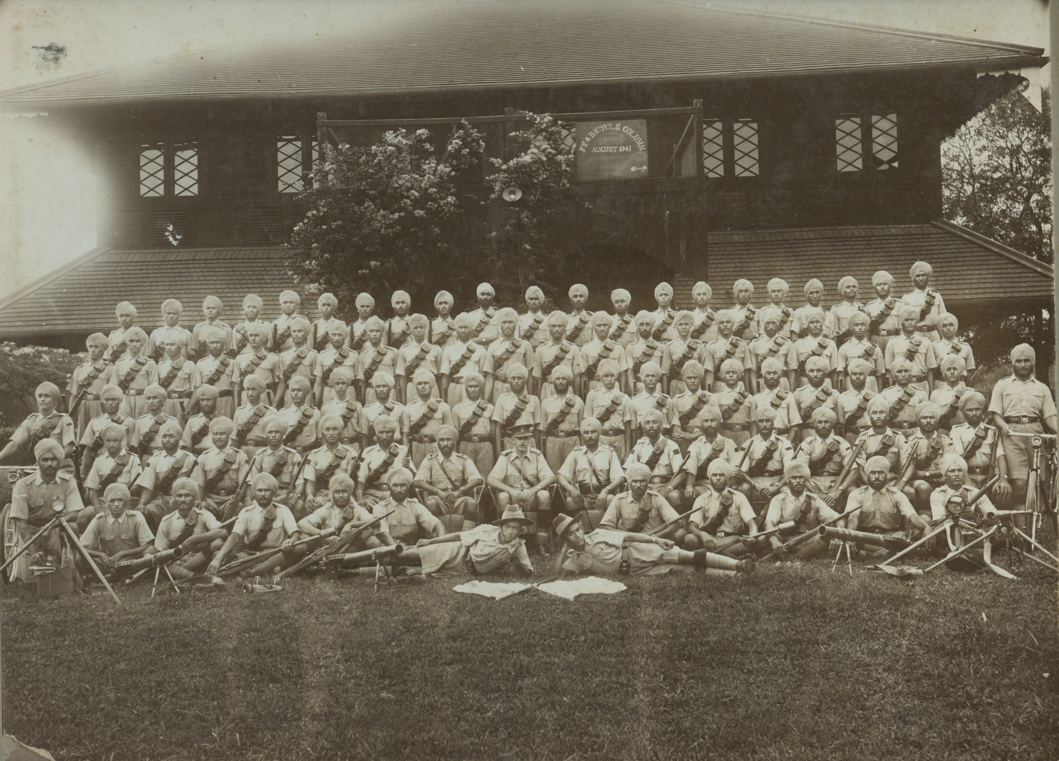 No.4 Bicycle Column, F.F.4 - August 1941