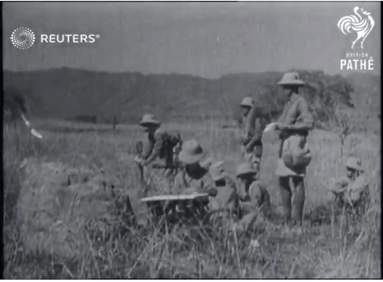5th Field Battery, B.A.F., near Martaban