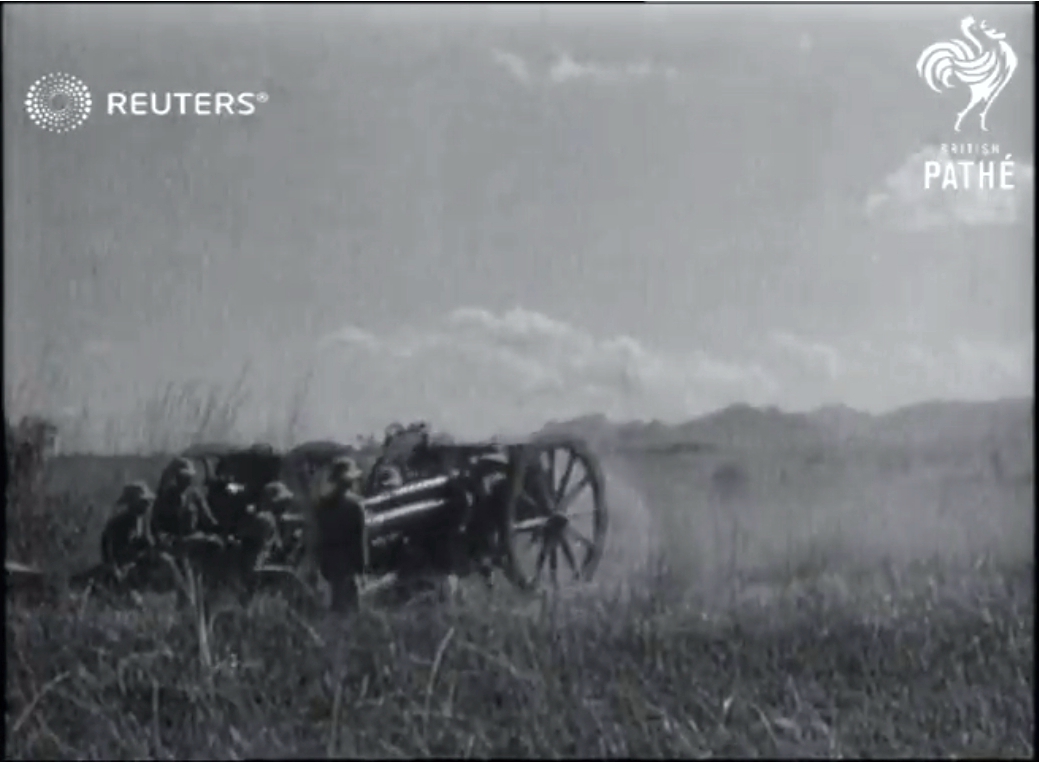 5th Field Battery, B.A.F., near Martaban