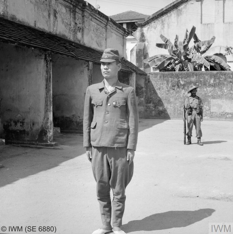 Japanese Major - war crimes trial, Rangoon 1946