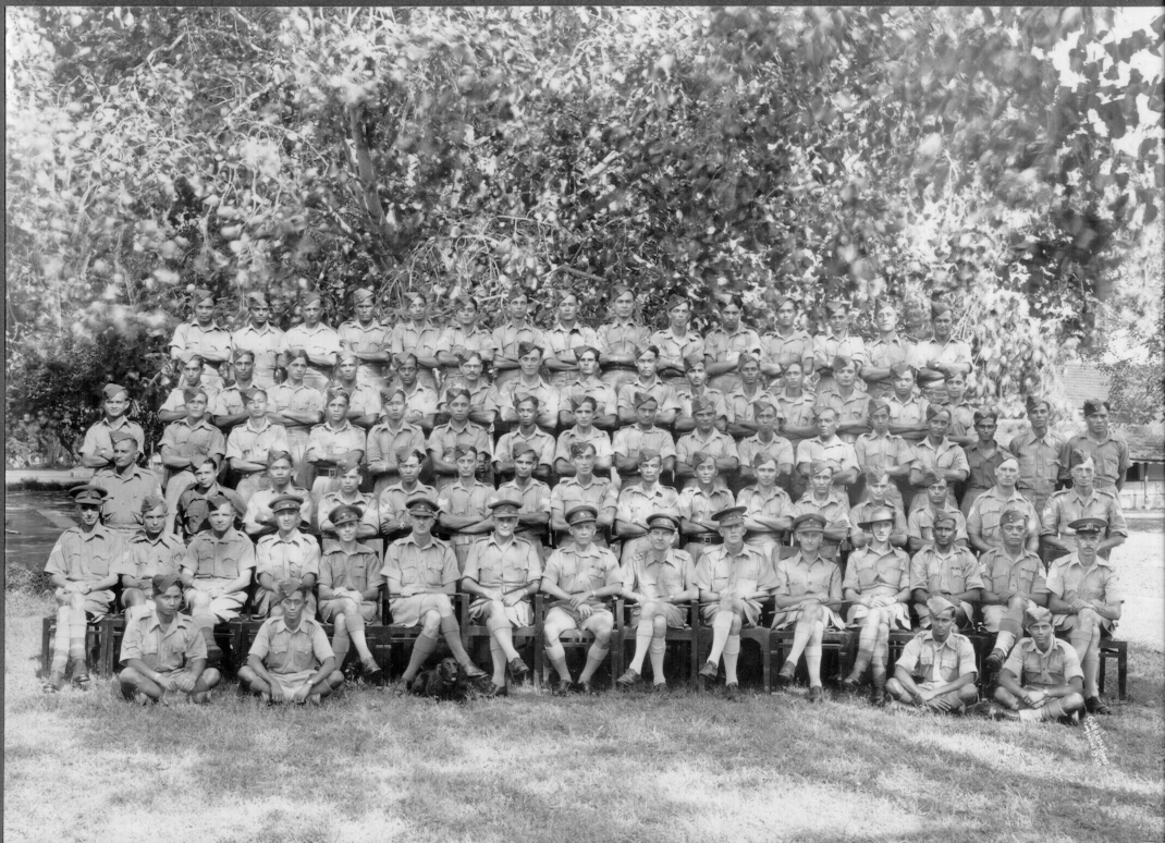 Officers and men of the Rangoon Battalion, B.A.F.