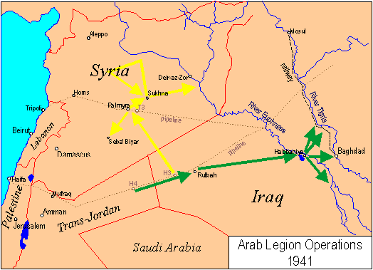 Arab Legion Operations - 1941